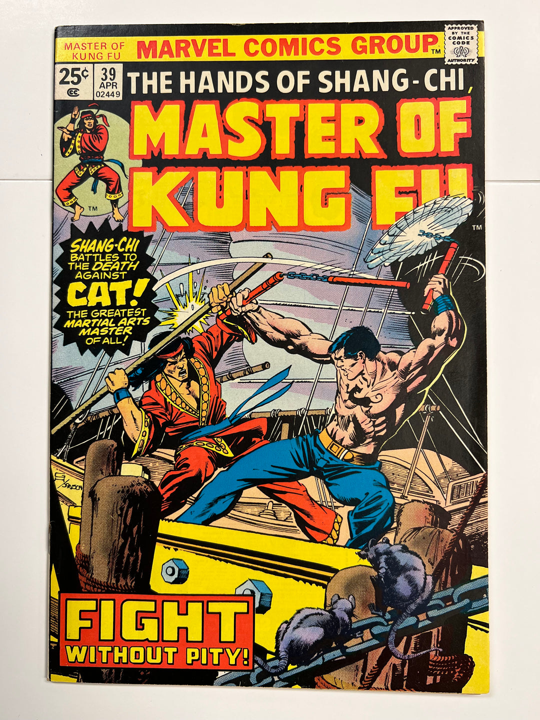 Master of Kung Fu #39 Marvel 1976 F/VF