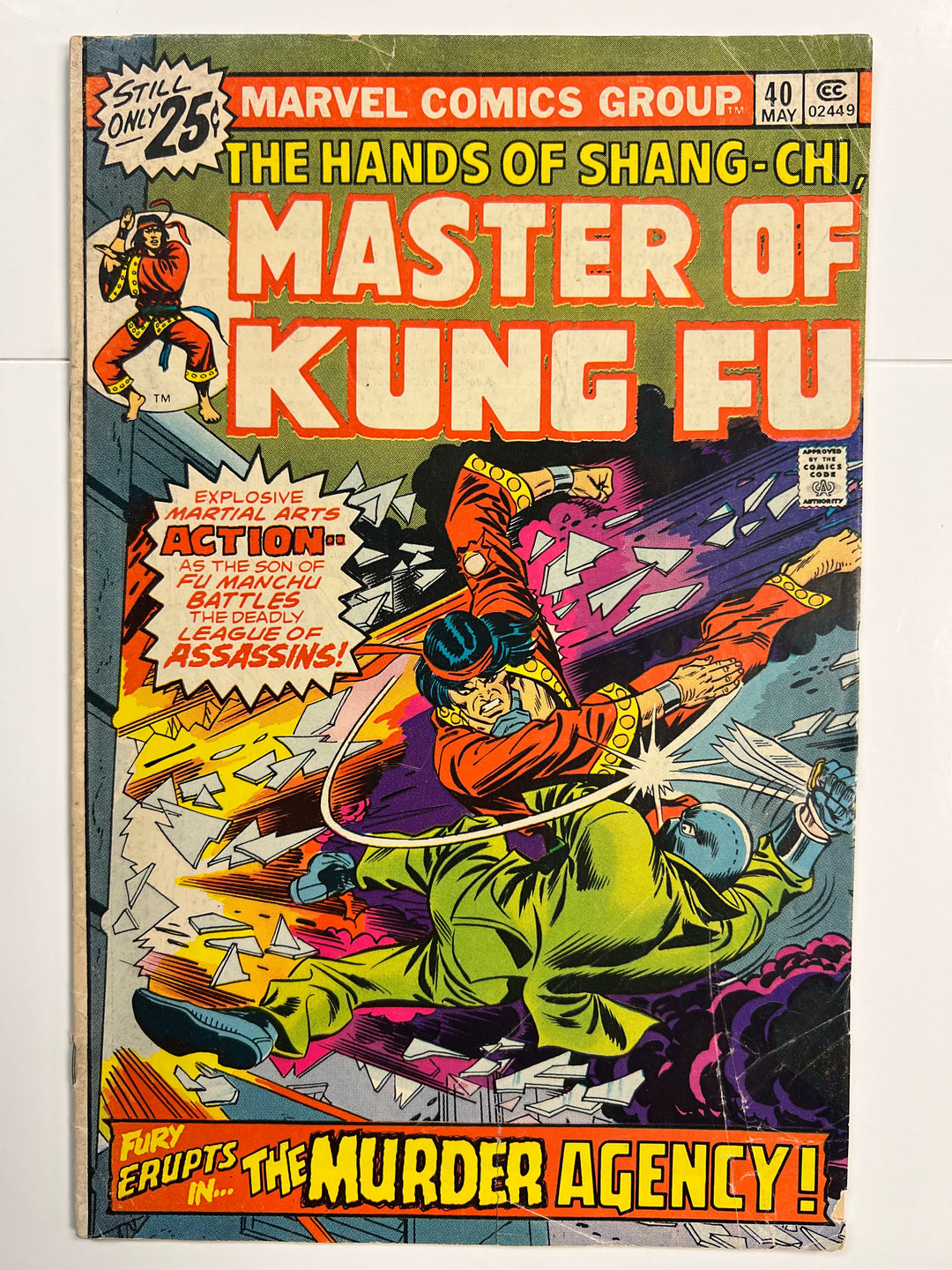 Master of Kung Fu #40 Marvel 1976 VG