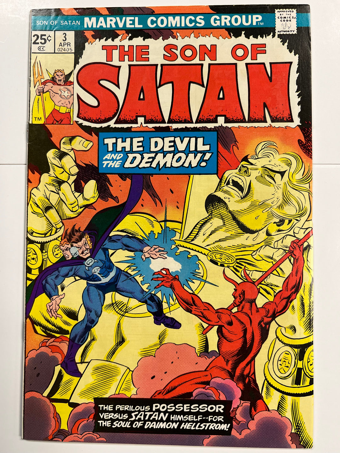 Son of Satan #3 Marvel 1976 F/VF
