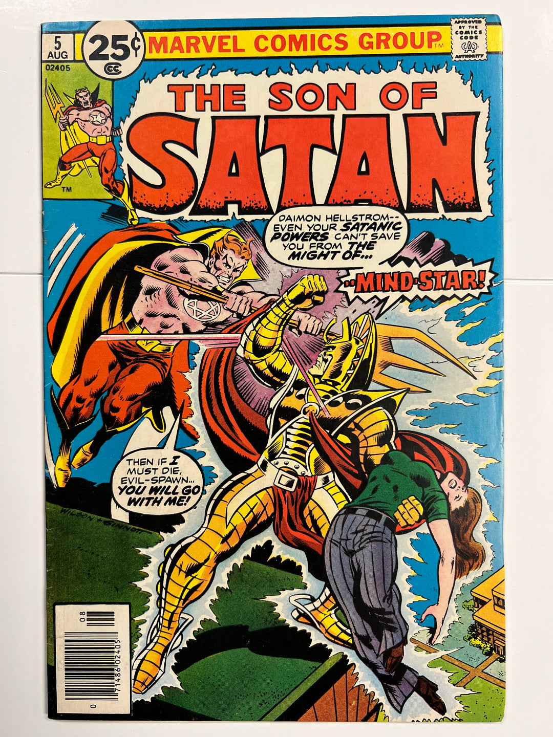 Son of Satan #5 1st App Anubis & Mind-star Marvel 1976 F-