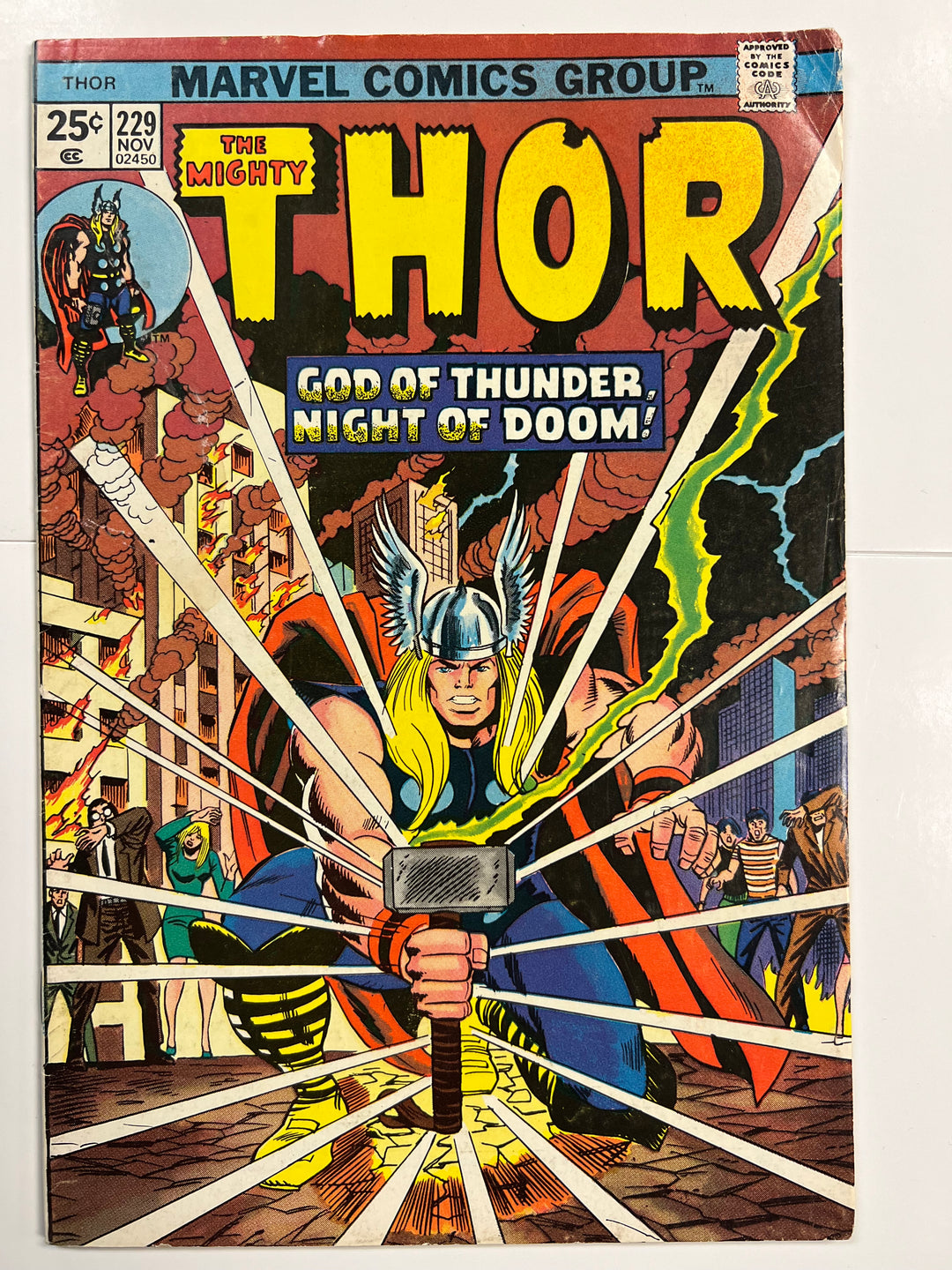 Thor #229 Marvel 1974 VG