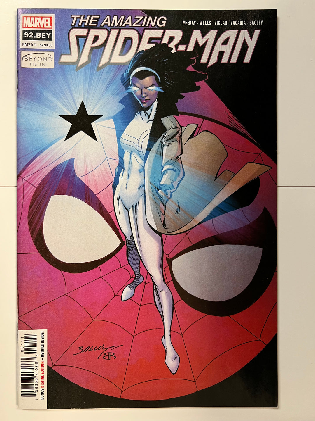 Amazing Spider-Man #92.BEY Marvel 2022 VF/NM