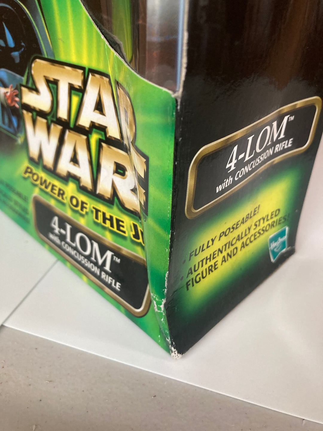 Star Wars Power of the Jedi 4-LOM 12 inch figure MIB Hasbro 2000