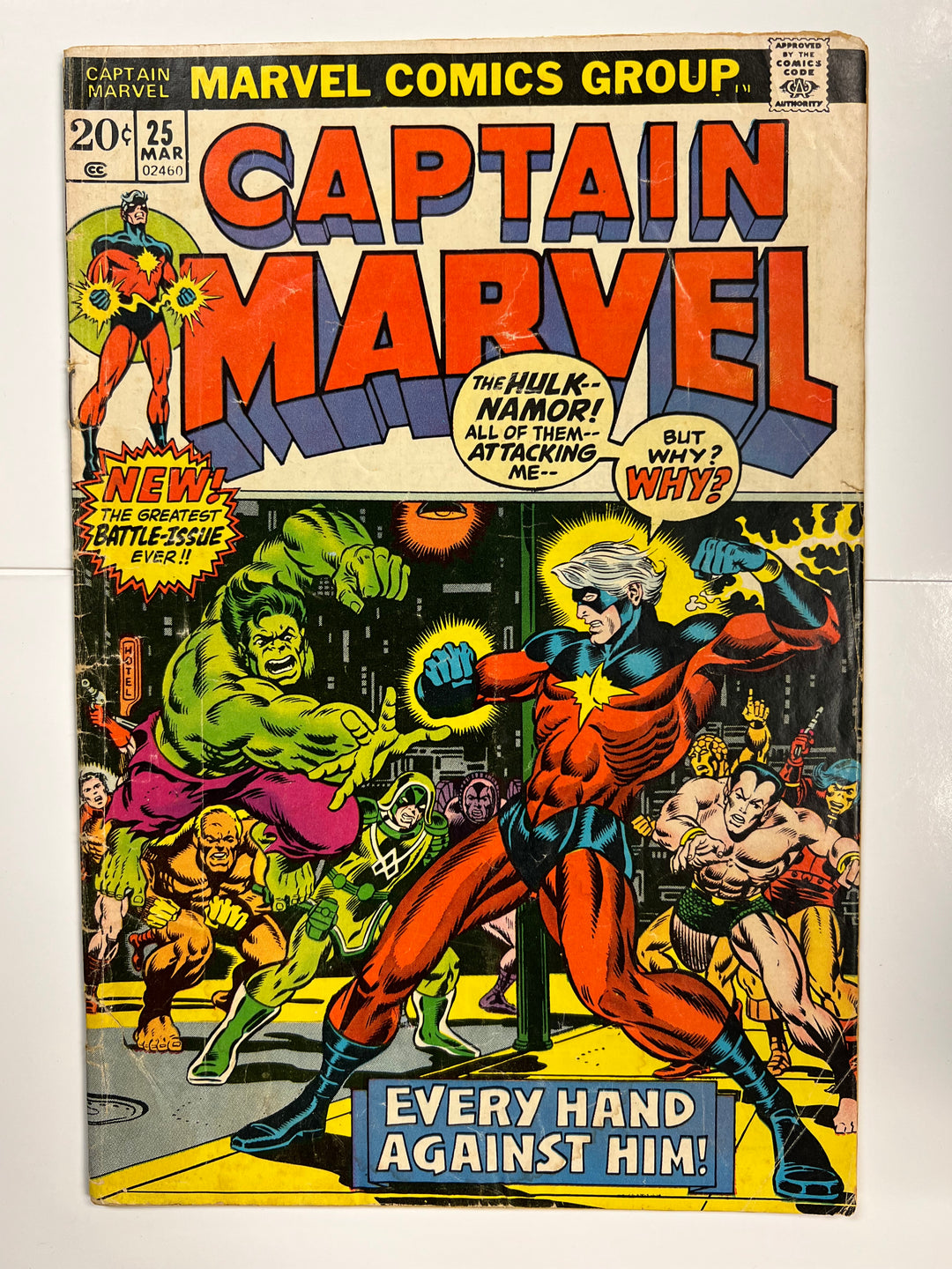 Captain Marvel #25 Marvel 1973 G/VG