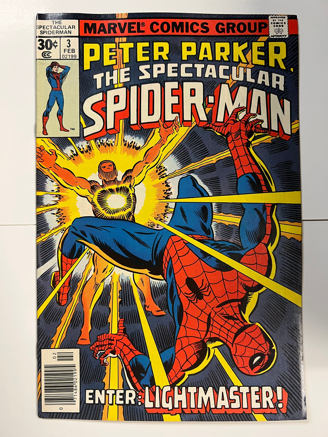 Spectacular Spider-Man #3 1st App Lightmaster Marvel 1977 VF-