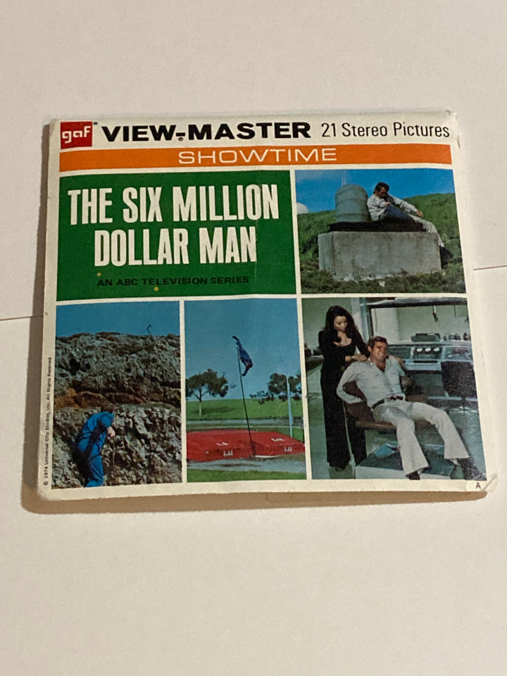Six Million Dollar Man view-master reels 1970's