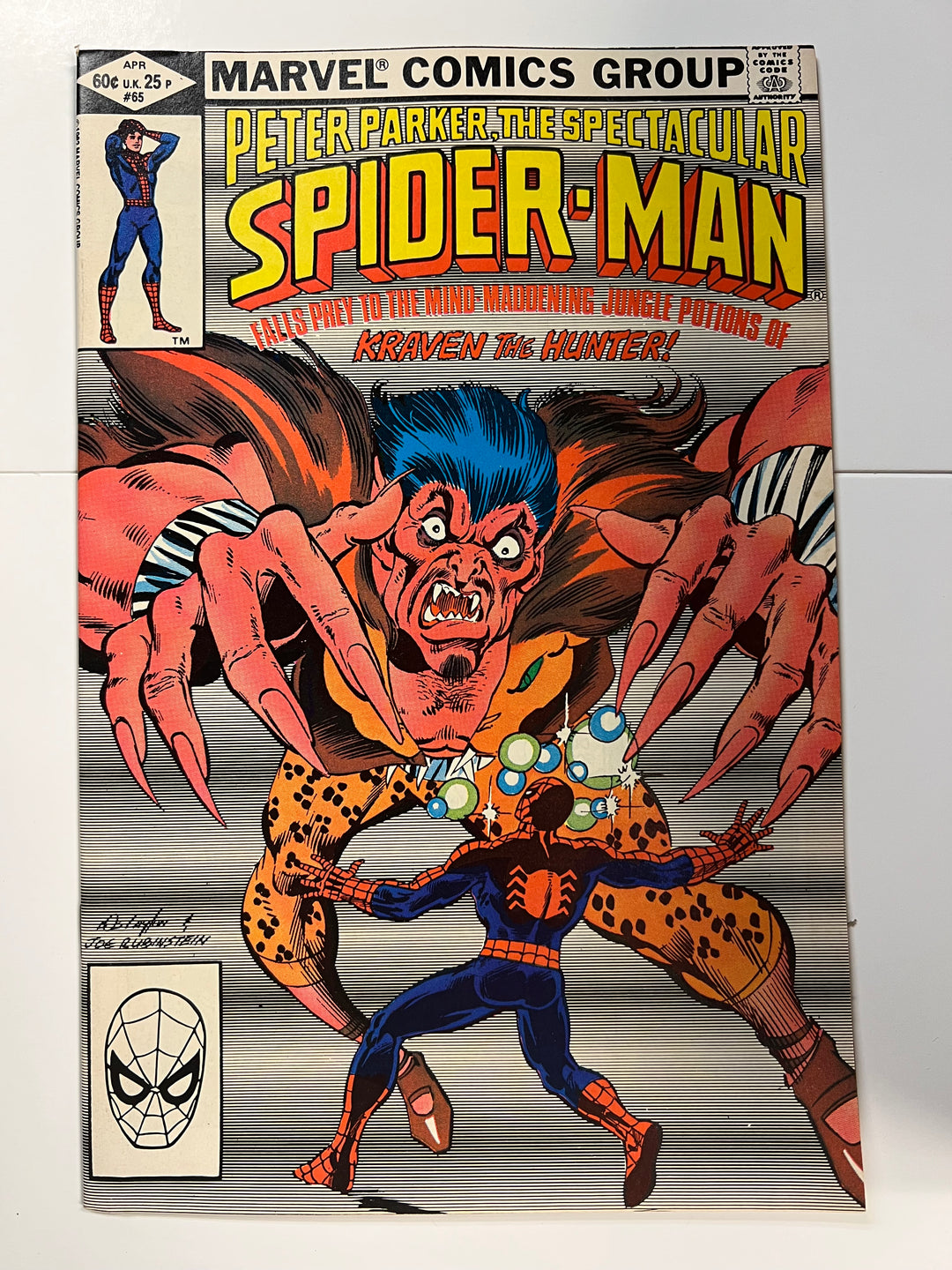 Spectacular Spider-Man #65 Marvel 1982 VF