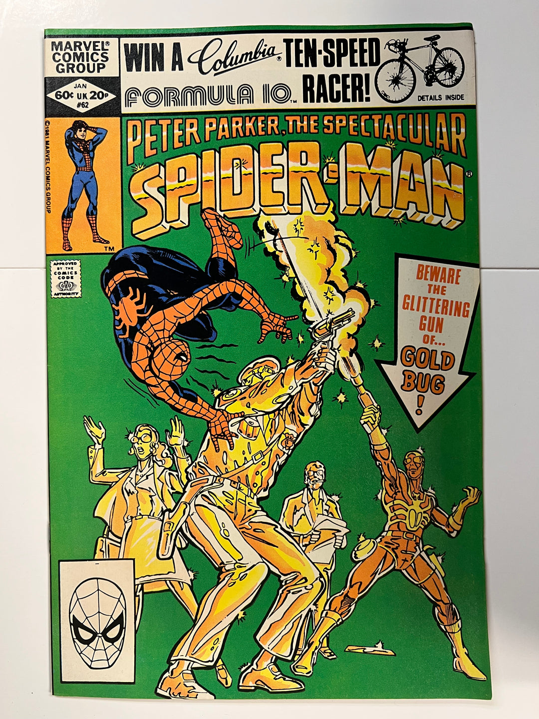 Spectacular Spider-Man #62 Marvel 1982 VF-