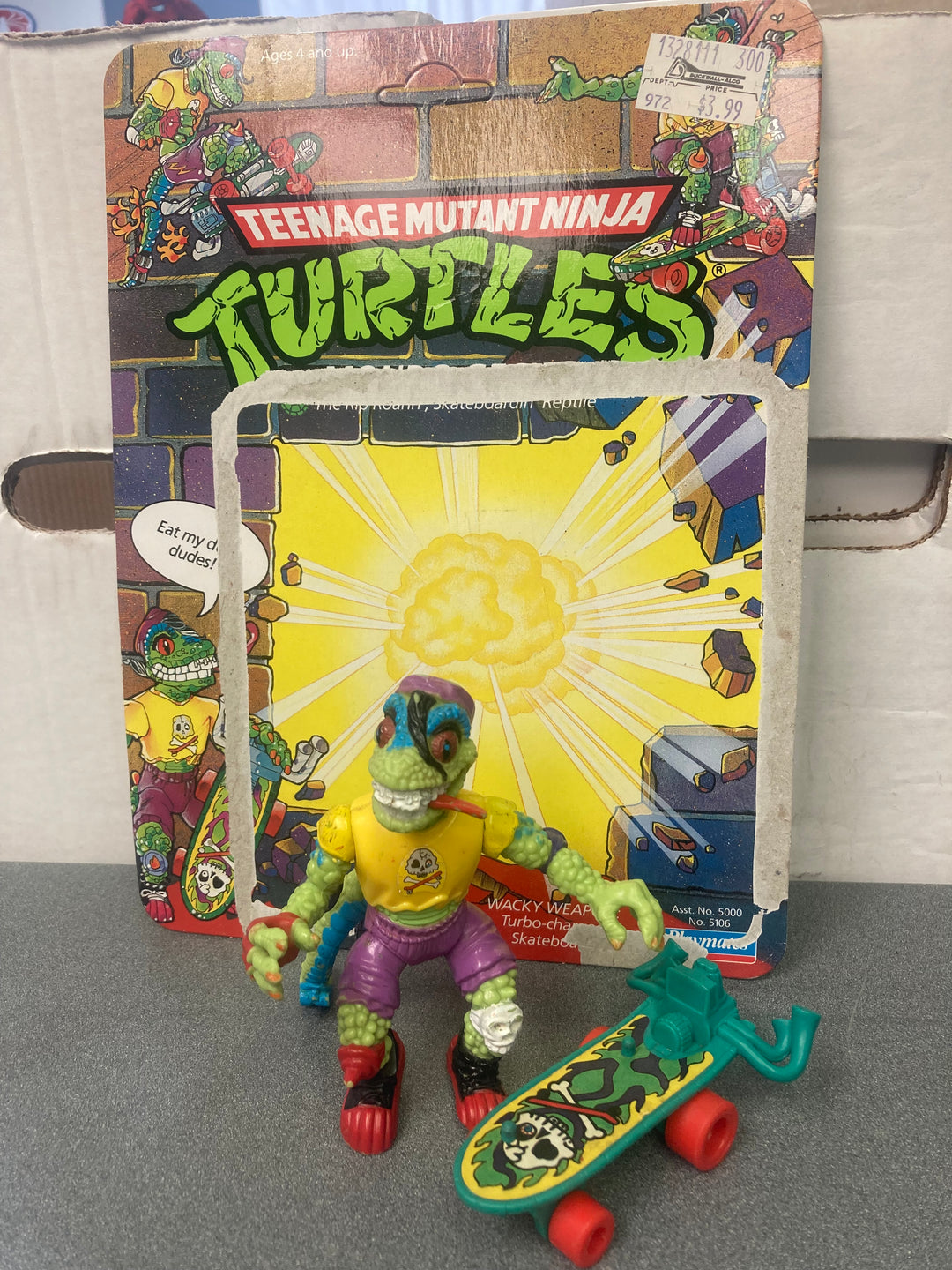 TMNT Mondo Gecko Playmates complete with card