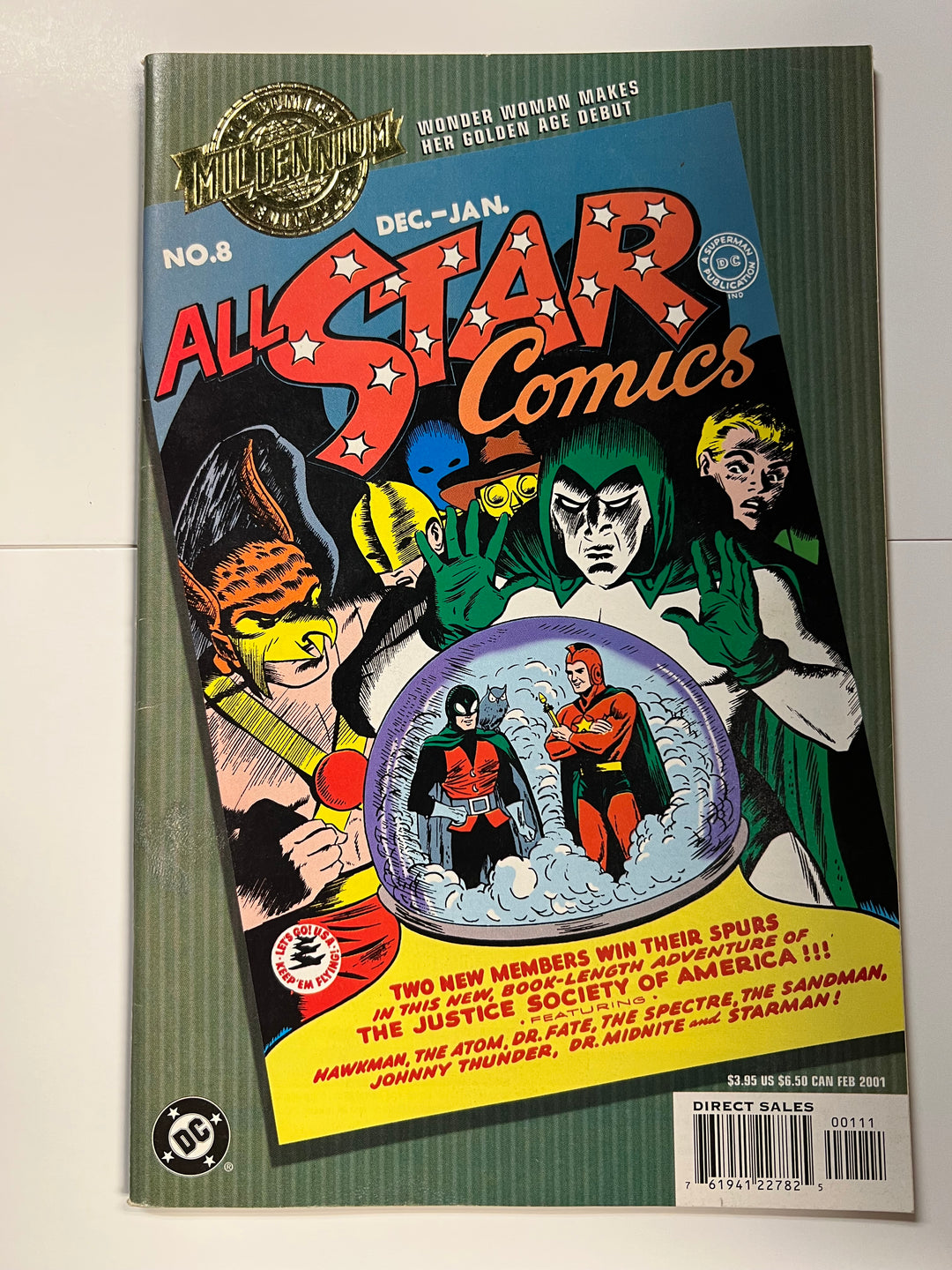 Millennium Edition: All Star Comics #8 1st App Wonder Woman DC 2001 F-