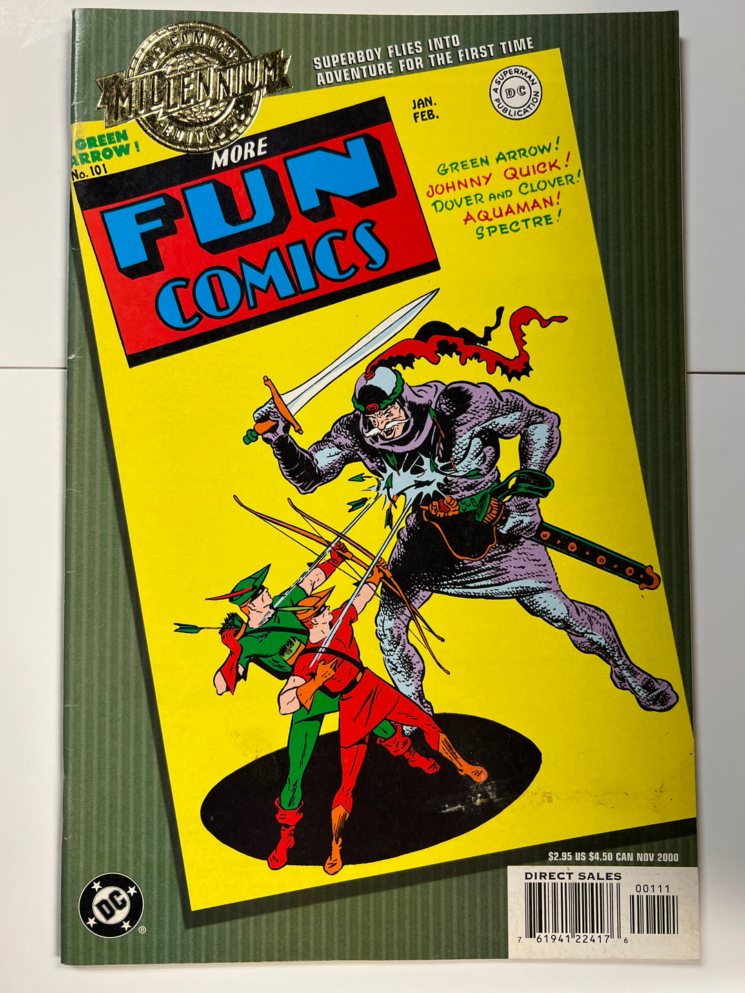 Millennium Edition: More Fun Comics #101 1st App Superboy DC 2000 F-
