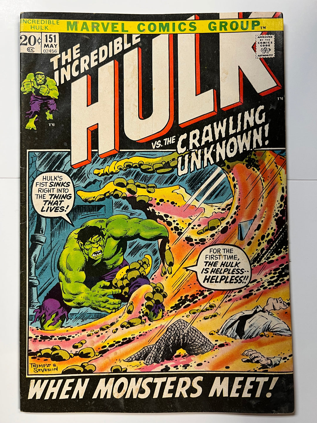 Incredible Hulk #151 Marvel 1972 VG-