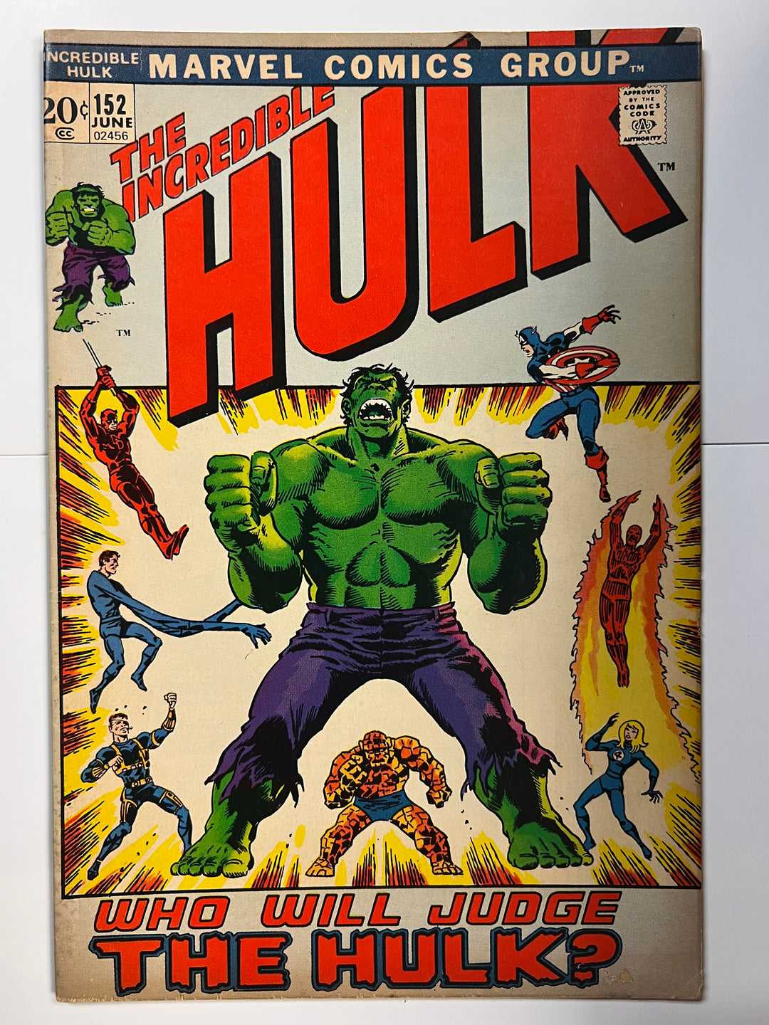 Incredible Hulk #152 Marvel 1972 VG