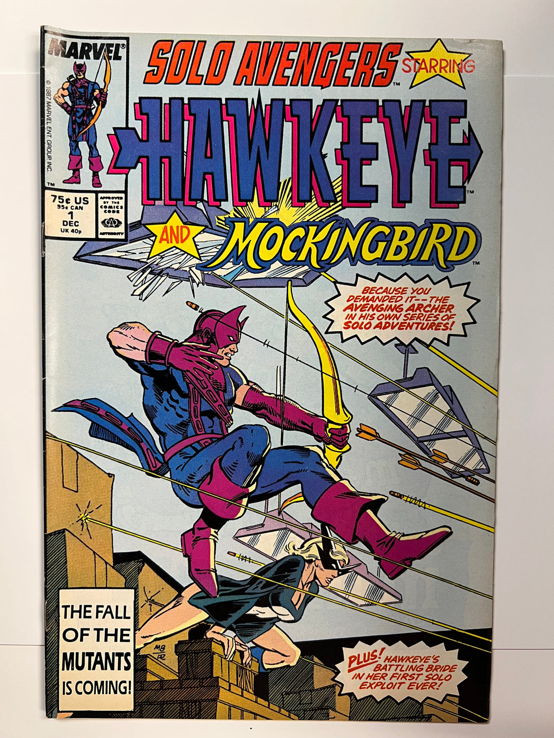 Solo Avengers #1 Marvel 1987 F