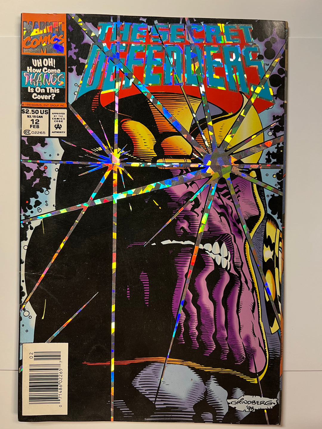 Secret Defenders 12 Marvel 1987 F-