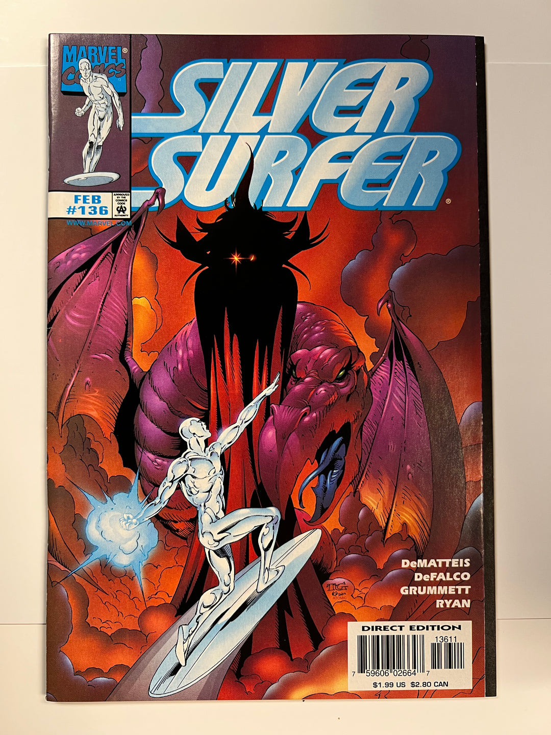 Silver Surfer #136 Marvel 1998 F