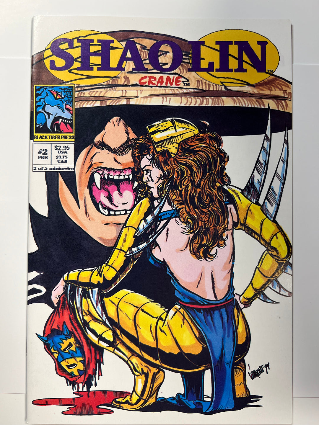 Shaolin #2 Black Tiger Press 1994 VF/NM