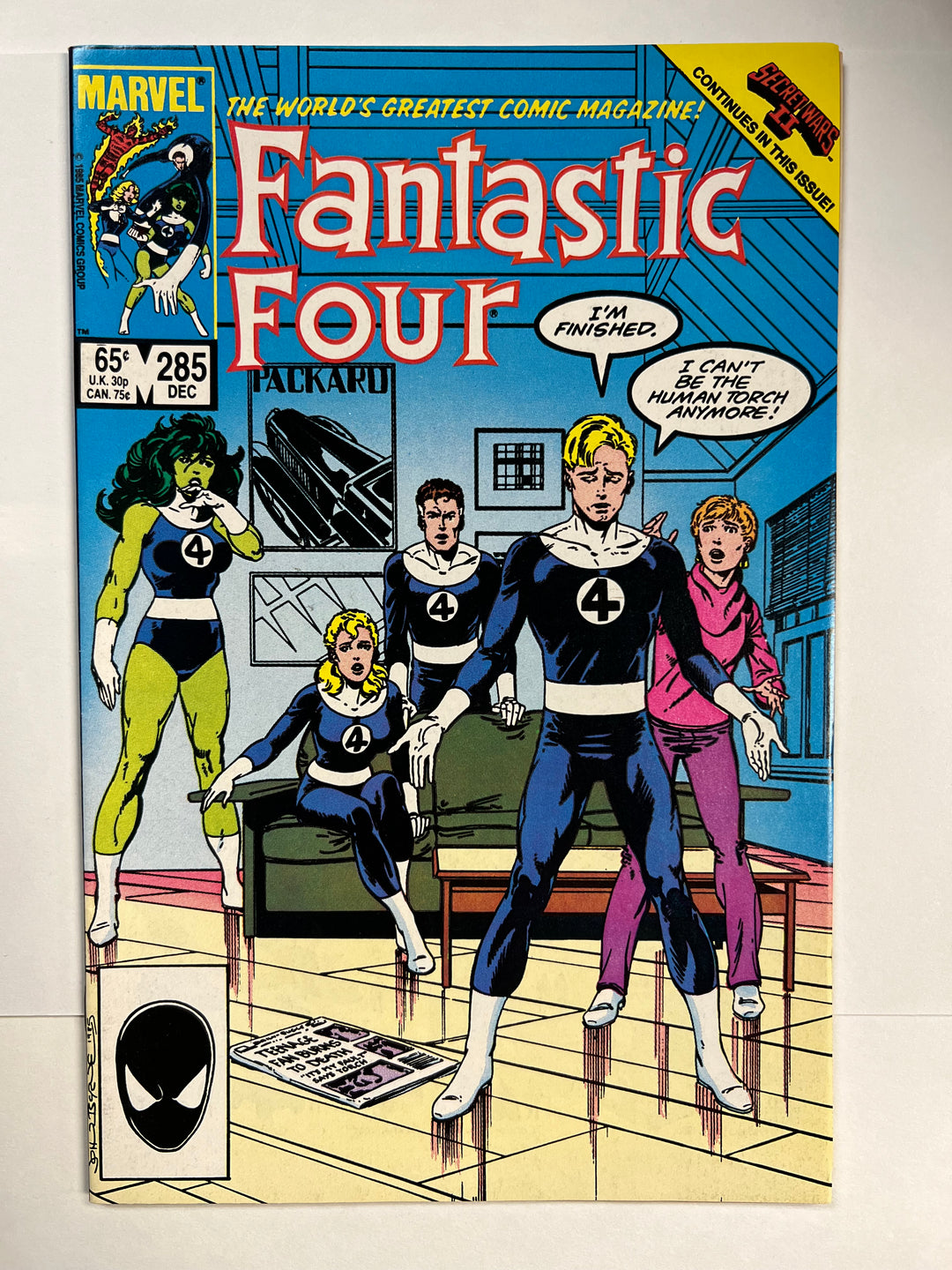 Fantastic Four #285 Marvel 1986 VF
