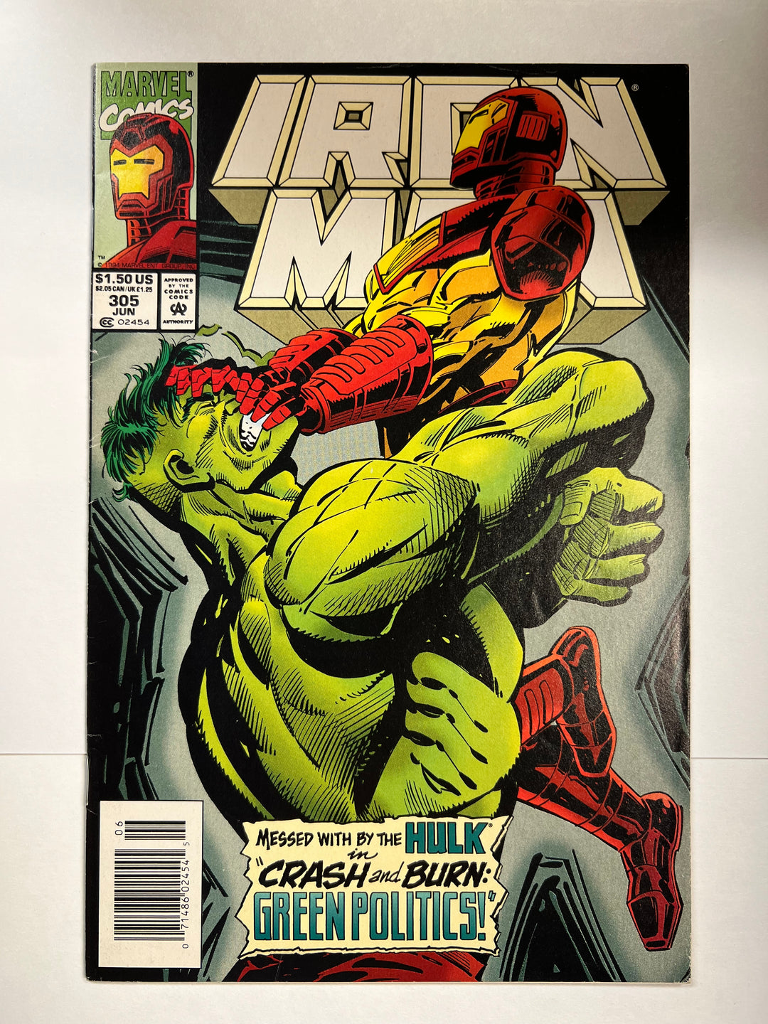 Iron Man #305 1st Hulkbuster Armor Marvel 1994 F-