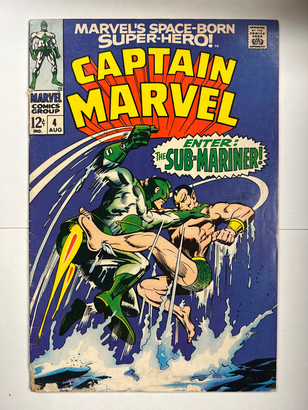 Captain Marvel #4 Marvel 1968 G/VG