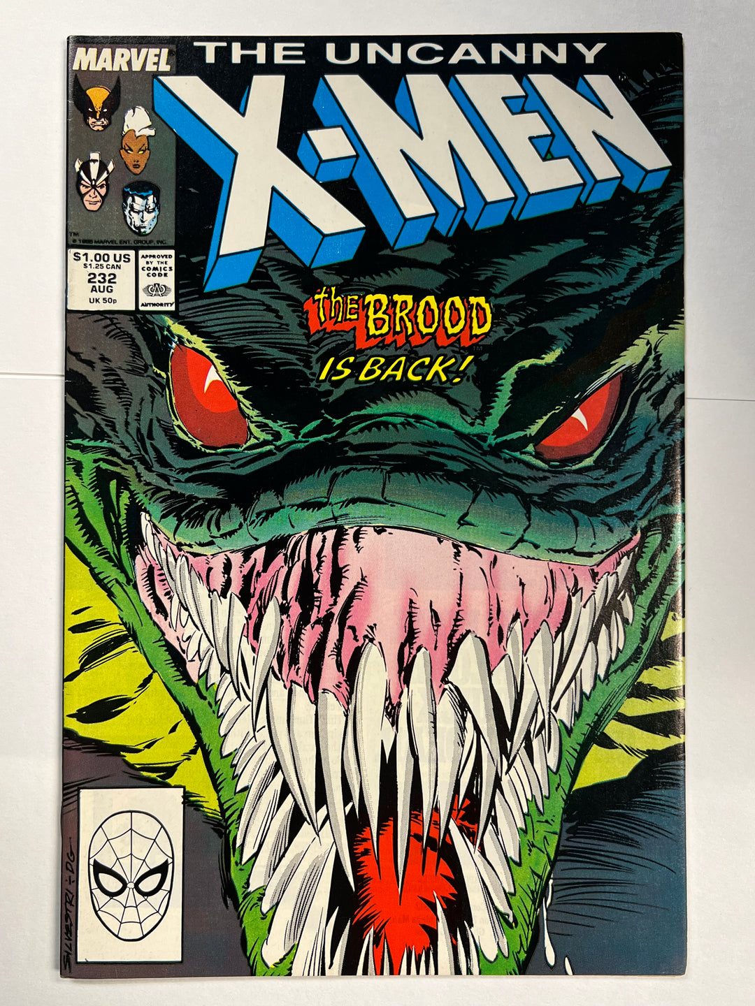 Uncanny X-Men #232 Marvel 1988 VF