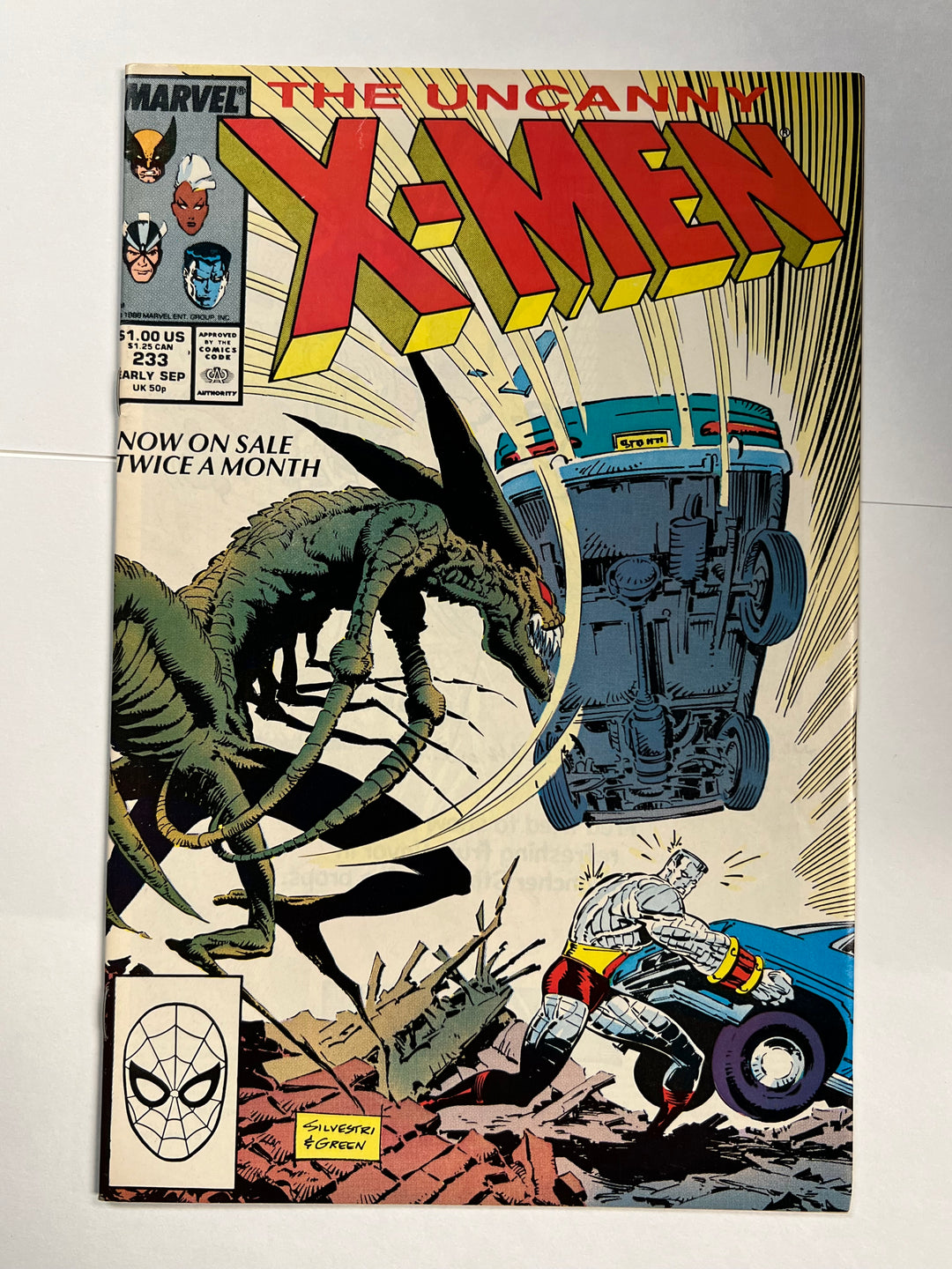 Uncanny X-Men #233 Marvel 1988 VF