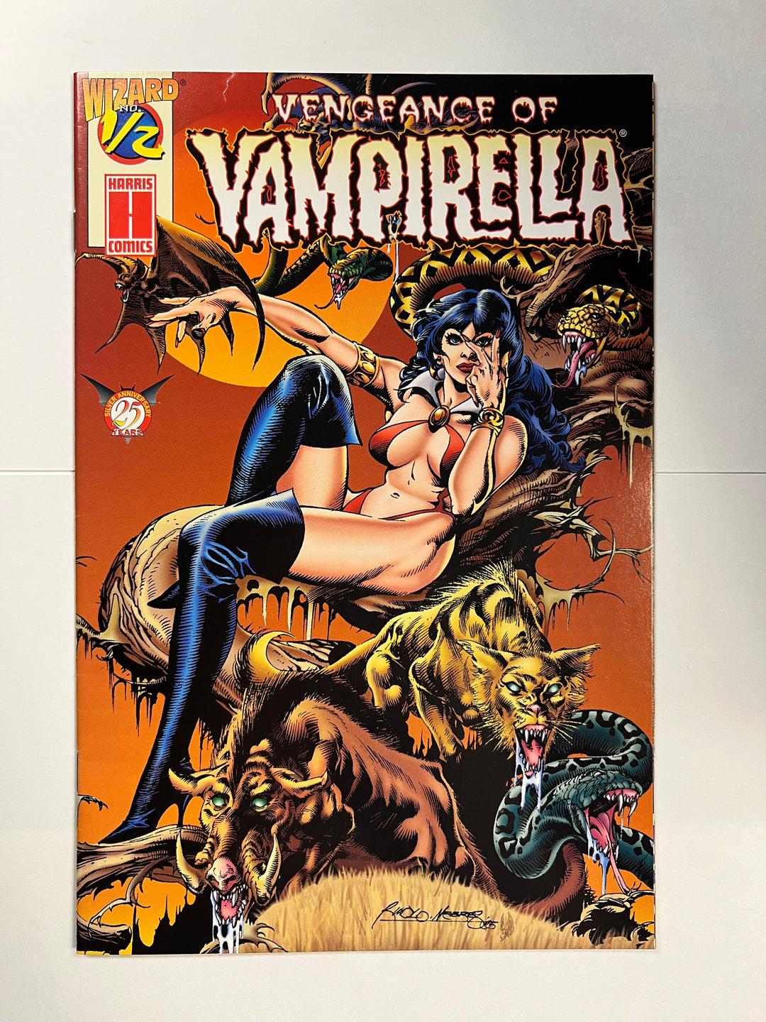Vengeance of Vampirella #1/2 w/COA Wizard 1996 F+