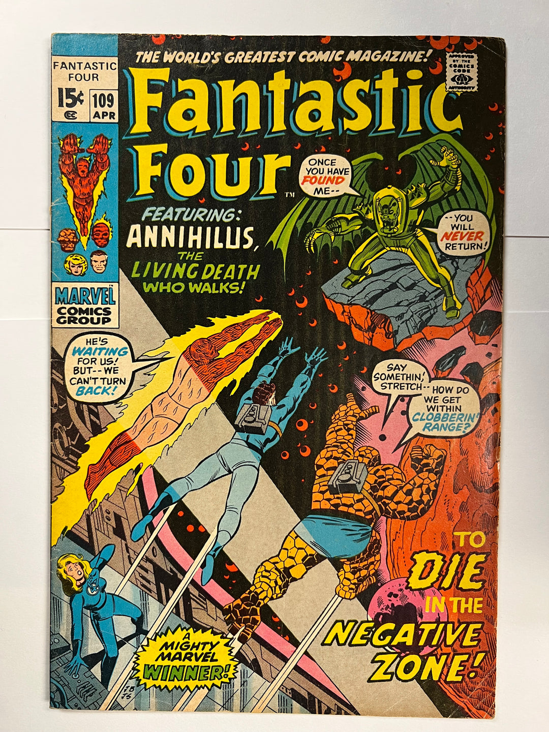 Fantastic Four #109 Marvel 1971 F-