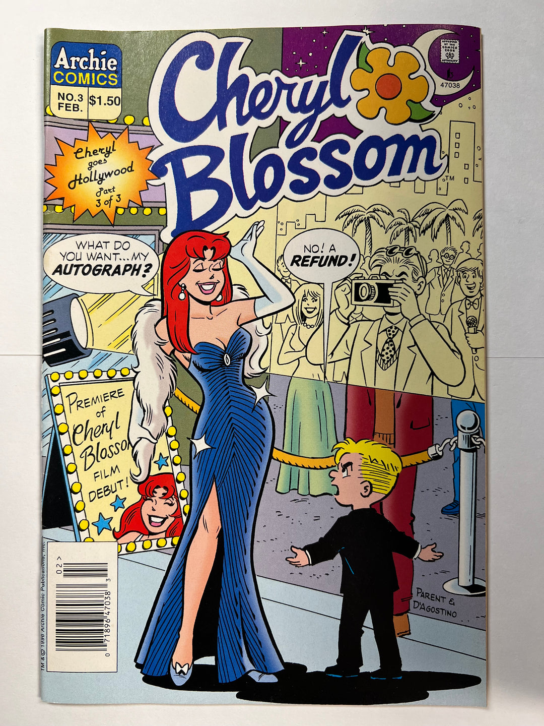 Cheryl Blossom Goes Hollywood #3 Archie 1996 VF