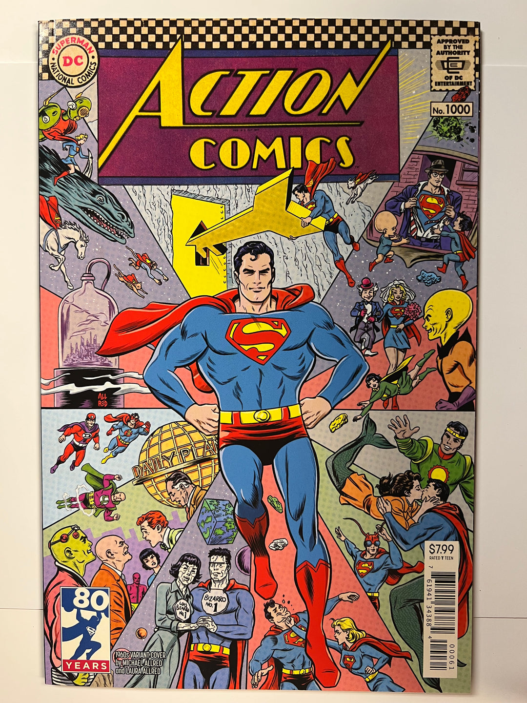 Action Comics #1000 '1960s' Variant Cover DC 2018 NM