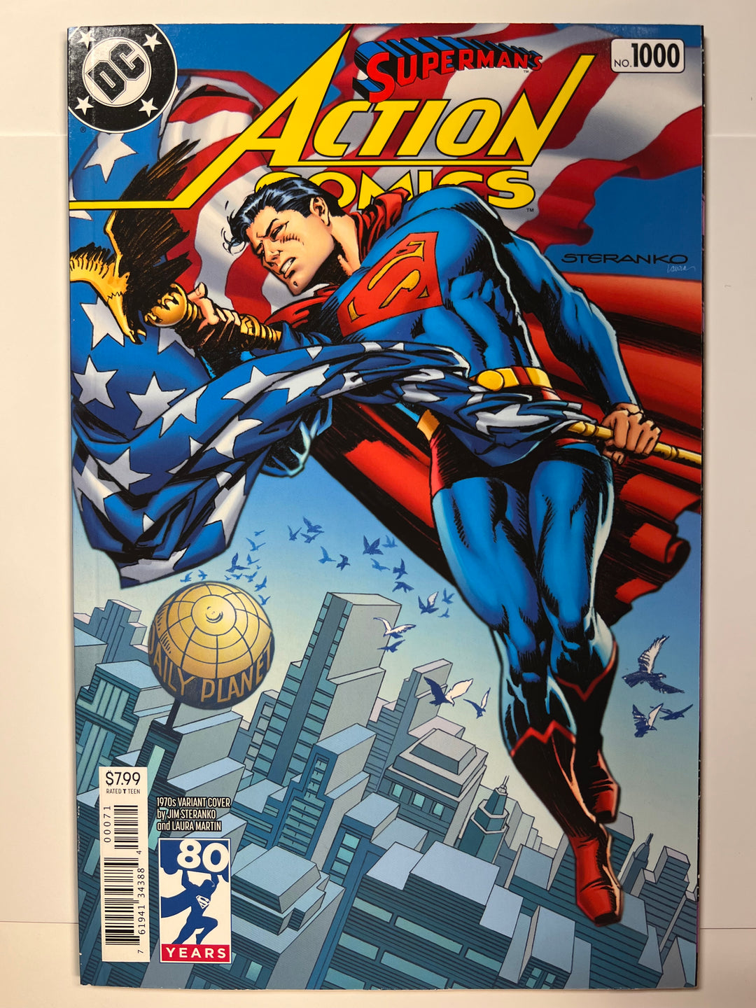 Action Comics #1000 '1970s' Variant Cover DC 2018 NM