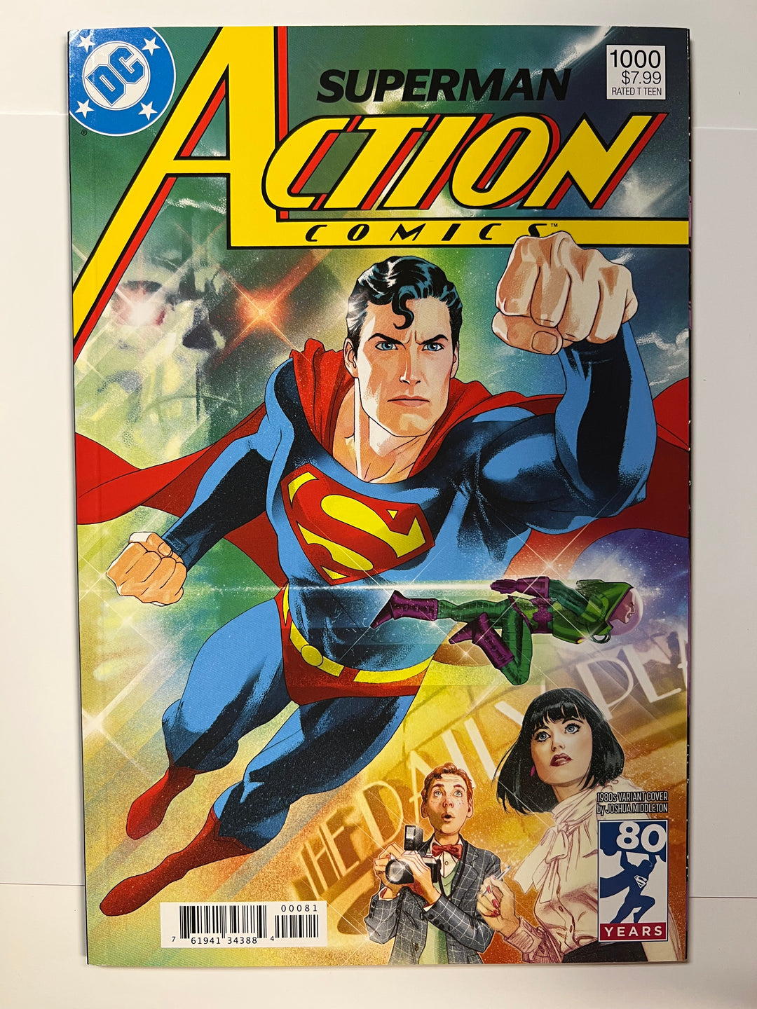 Action Comics #1000 '1980s' Variant Cover DC 2018 NM