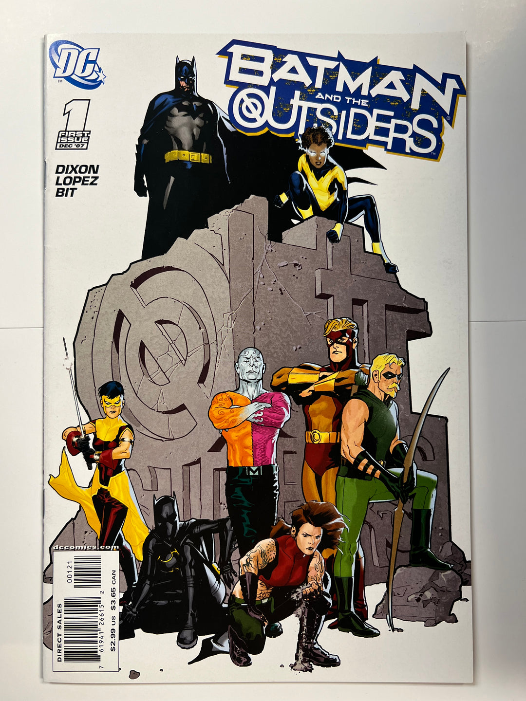 Batman and the Outsiders #1  Ryan Sook Variant DC 2007 VF