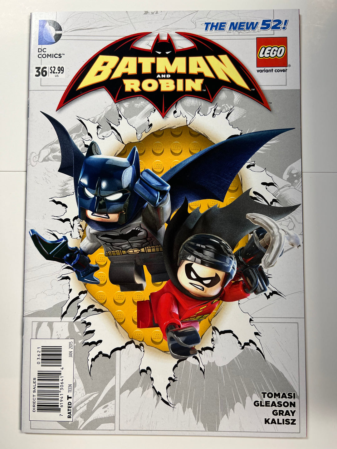 Batman and Robin #36 Lego Variant DC 2015 VF