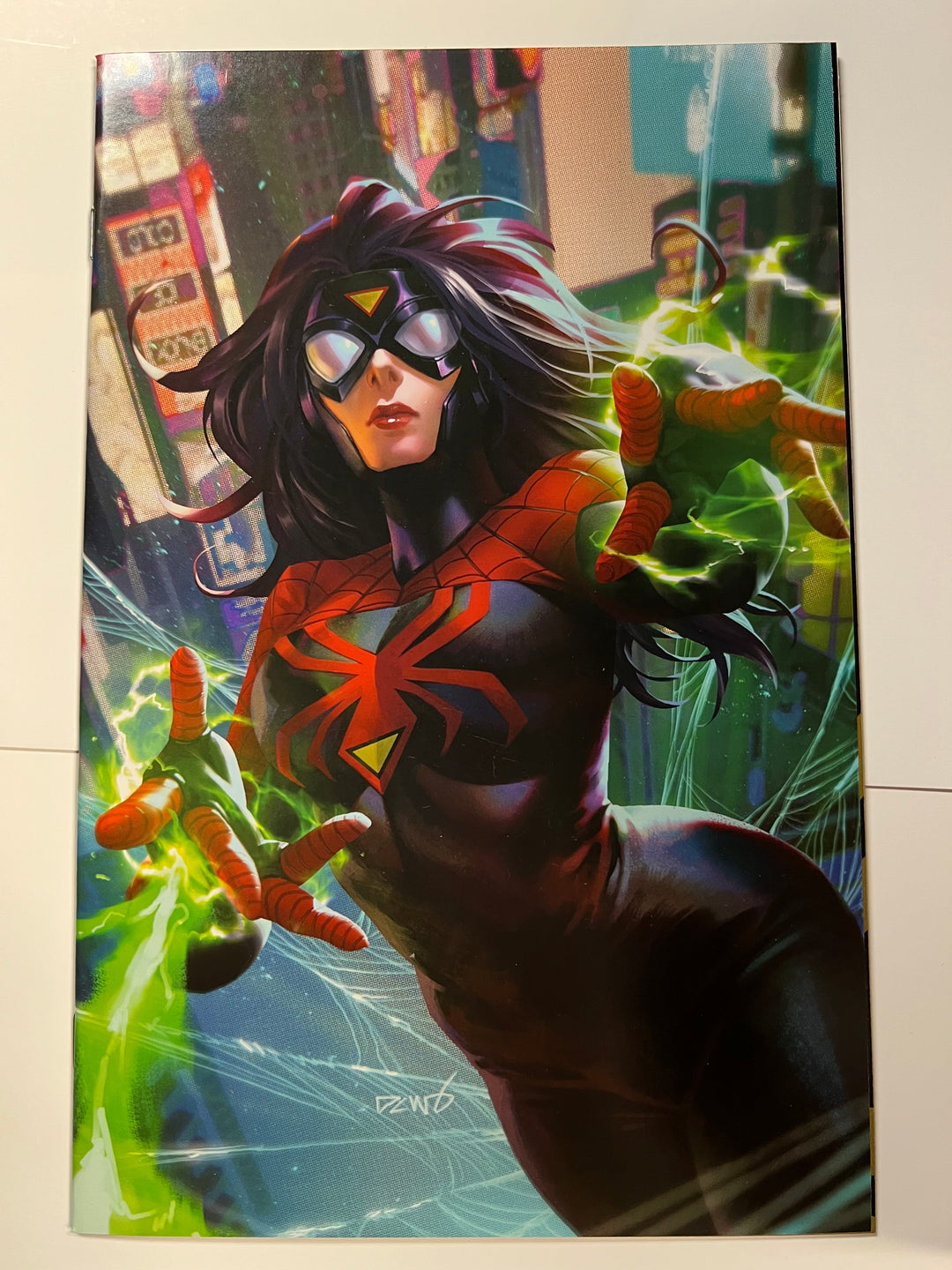 Spider-Woman #1 Chew ComicMint Virgin Variant Marvel 2020 VF/NM