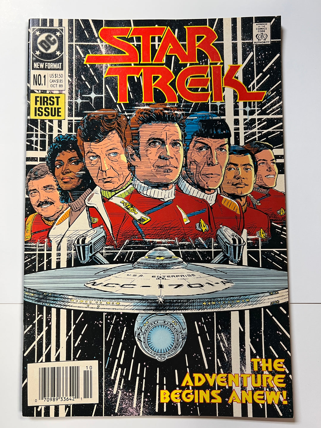 Star Trek #1 DC 1989 VF