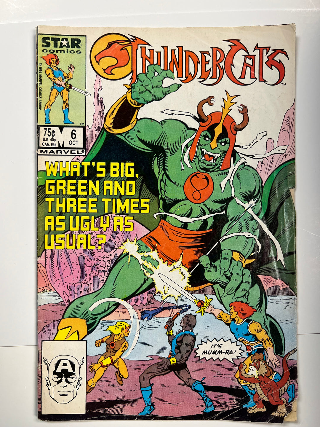 Thundercats #6 Marvel 1986 G