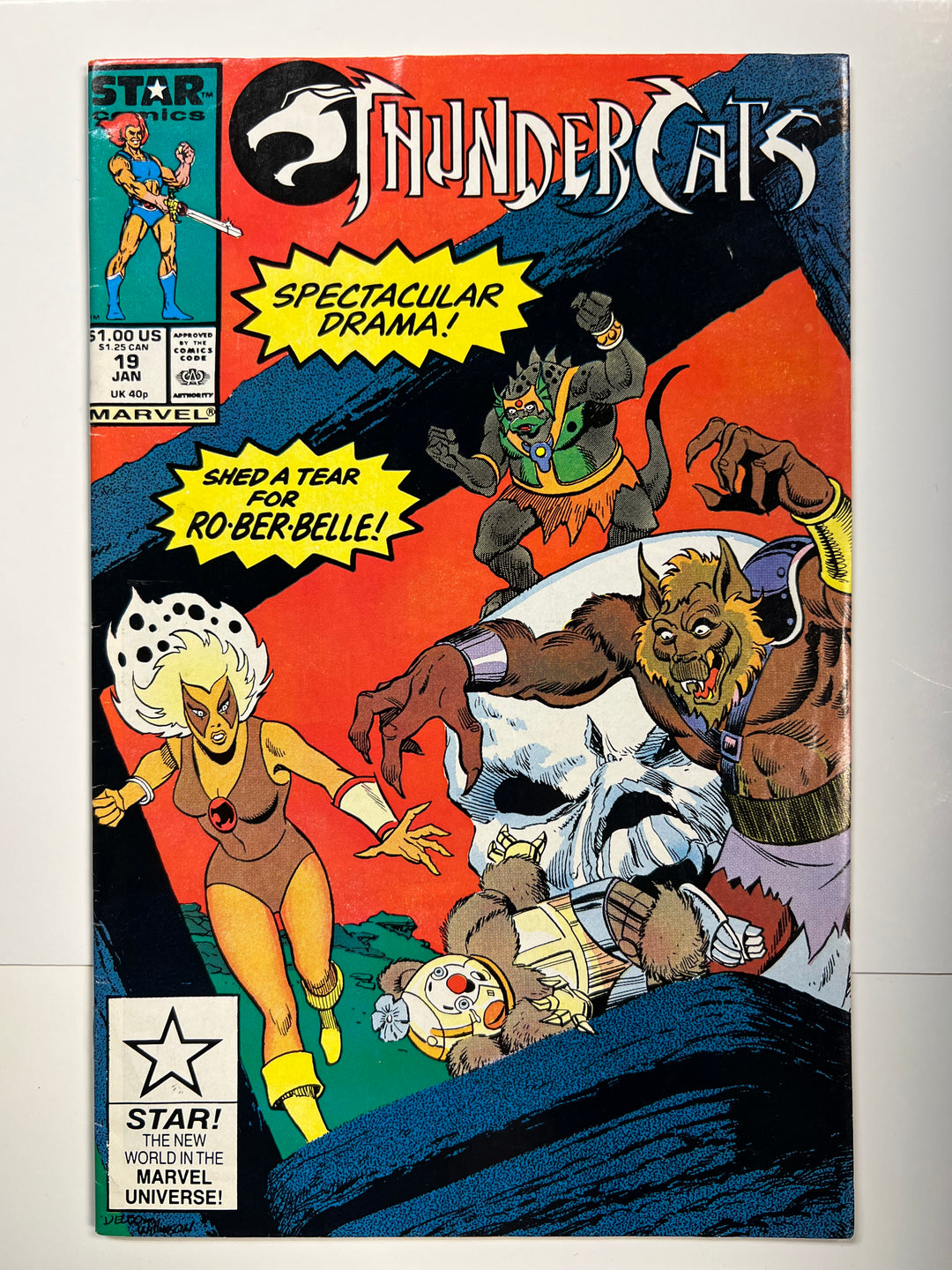 Thundercats #19 Marvel 1988 F