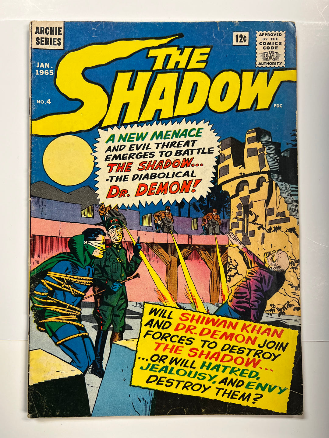 Shadow #4 Archie 1965 VG+