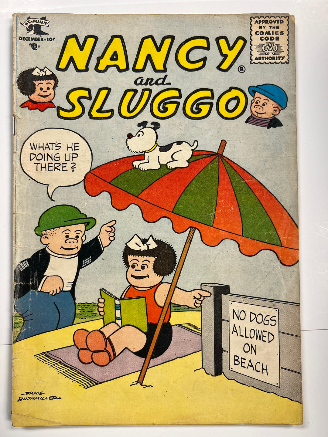 Nancy and Sluggo #127 St. John Publishing 1955 VG