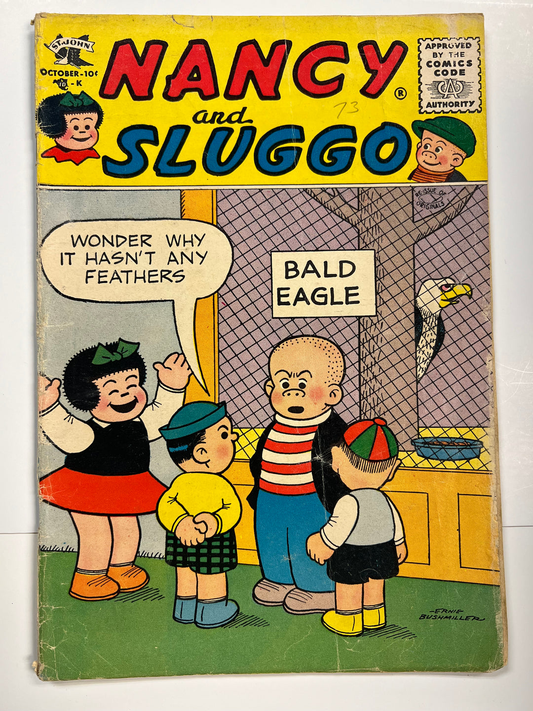 Nancy and Sluggo #137 St. John Publishing 1956 VG