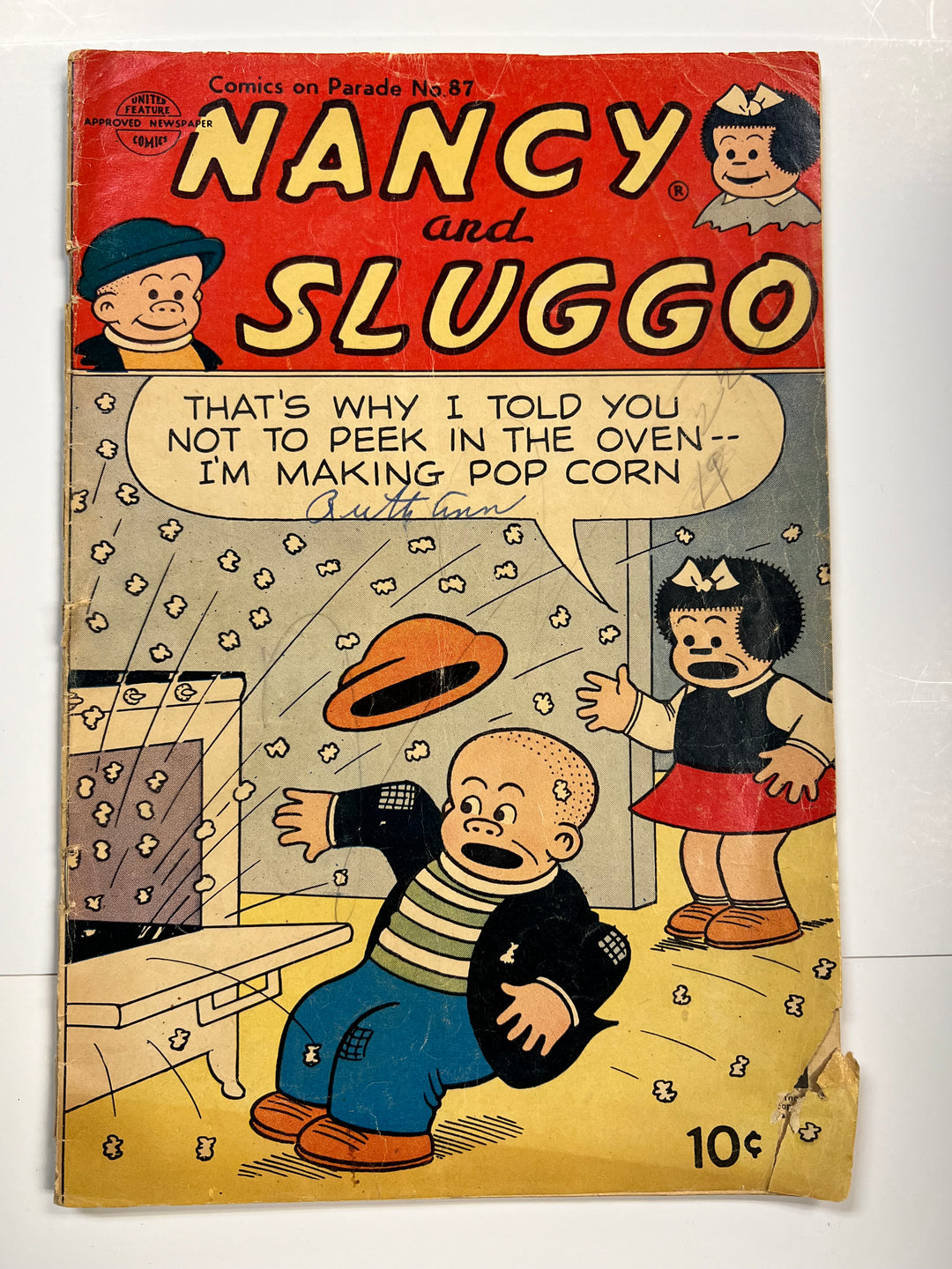 Nancy and Sluggo #87 United Feature Syndicate 1953 FR/G