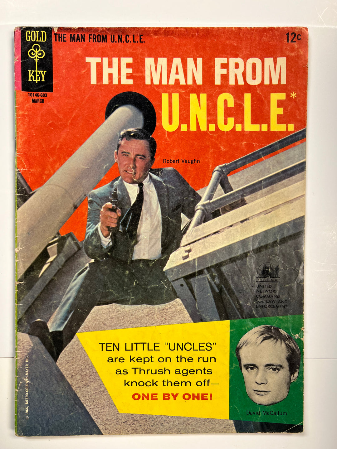 The Man From U.N.C.L.E.  #5 Gold Key 1966 VG-
