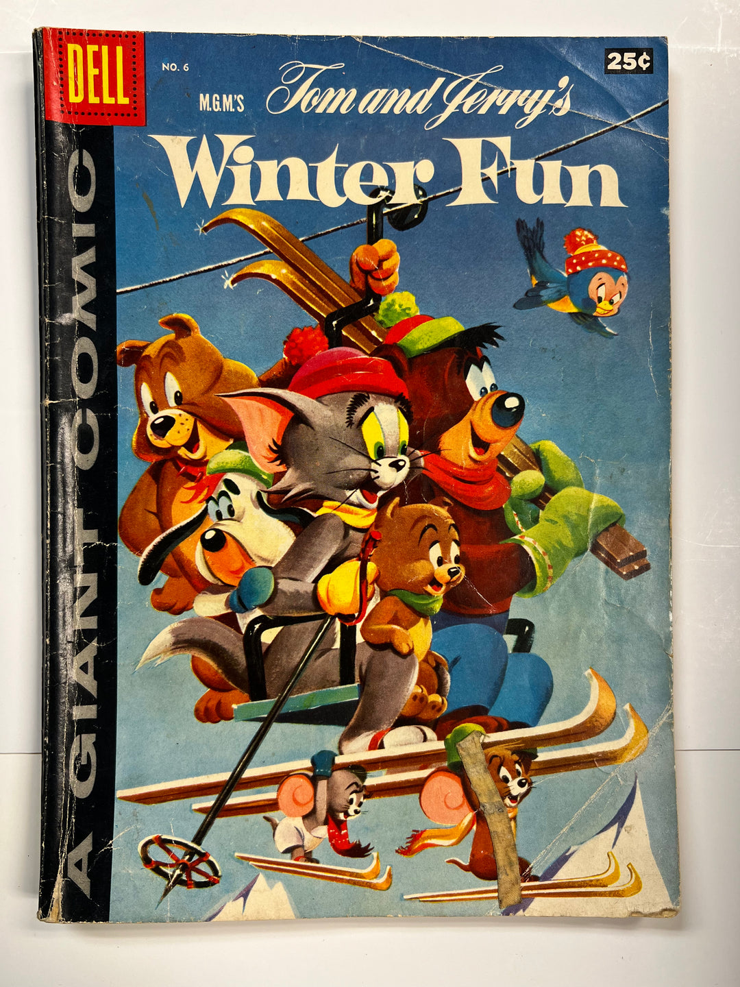 Tom and Jerry's Winter Fun #6 Dell 1957 G/VG