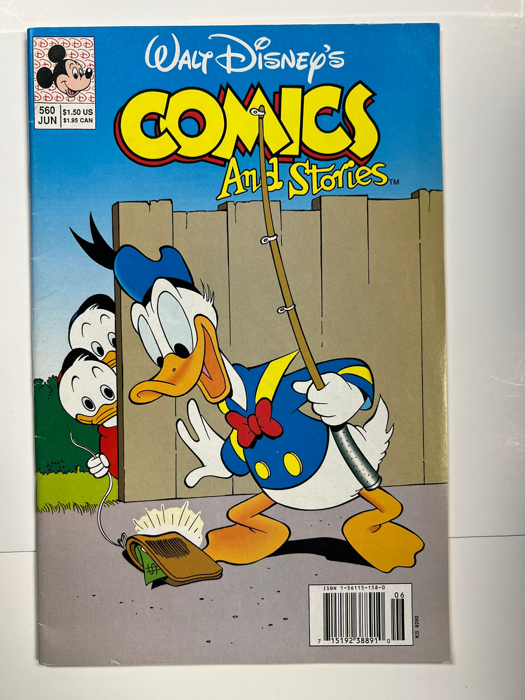 Walt Disney Comics & Stories #560 Disney 1991 F/VF