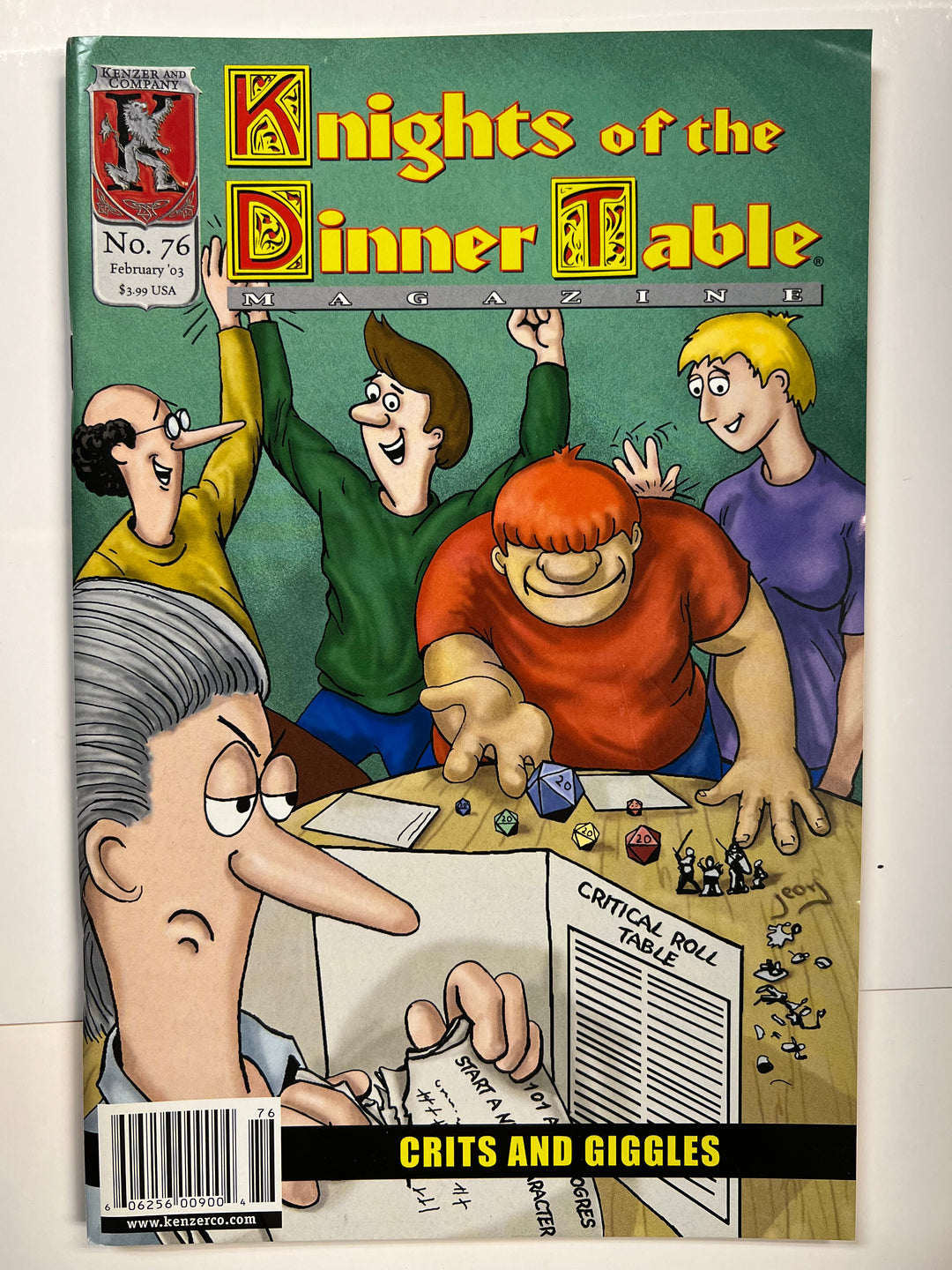 Knights of the Dinner Table #76 Kenzer & Co. 2003 VF