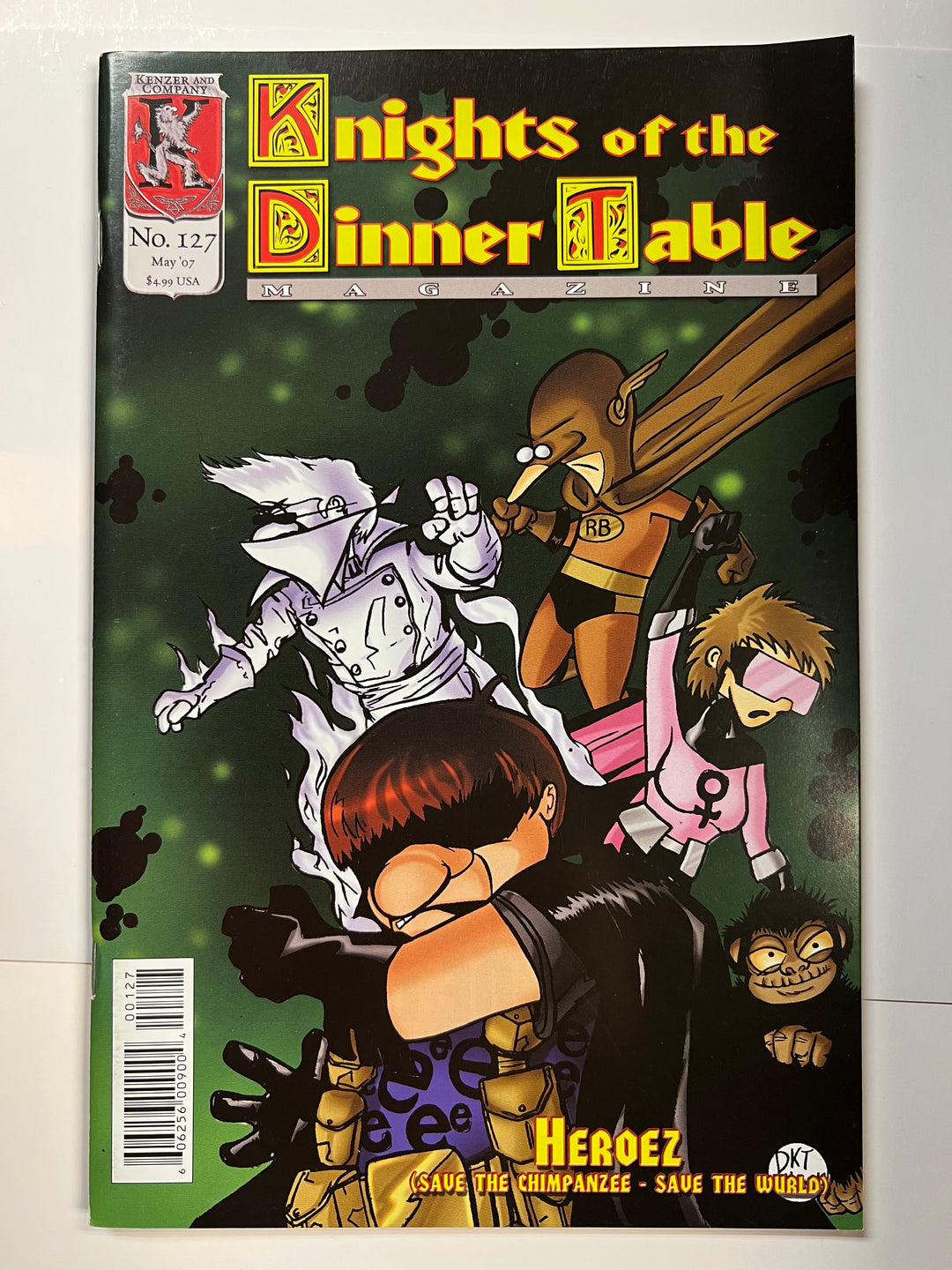 Knights of the Dinner Table #127 Kenzer & Co. 2007 VF/NM