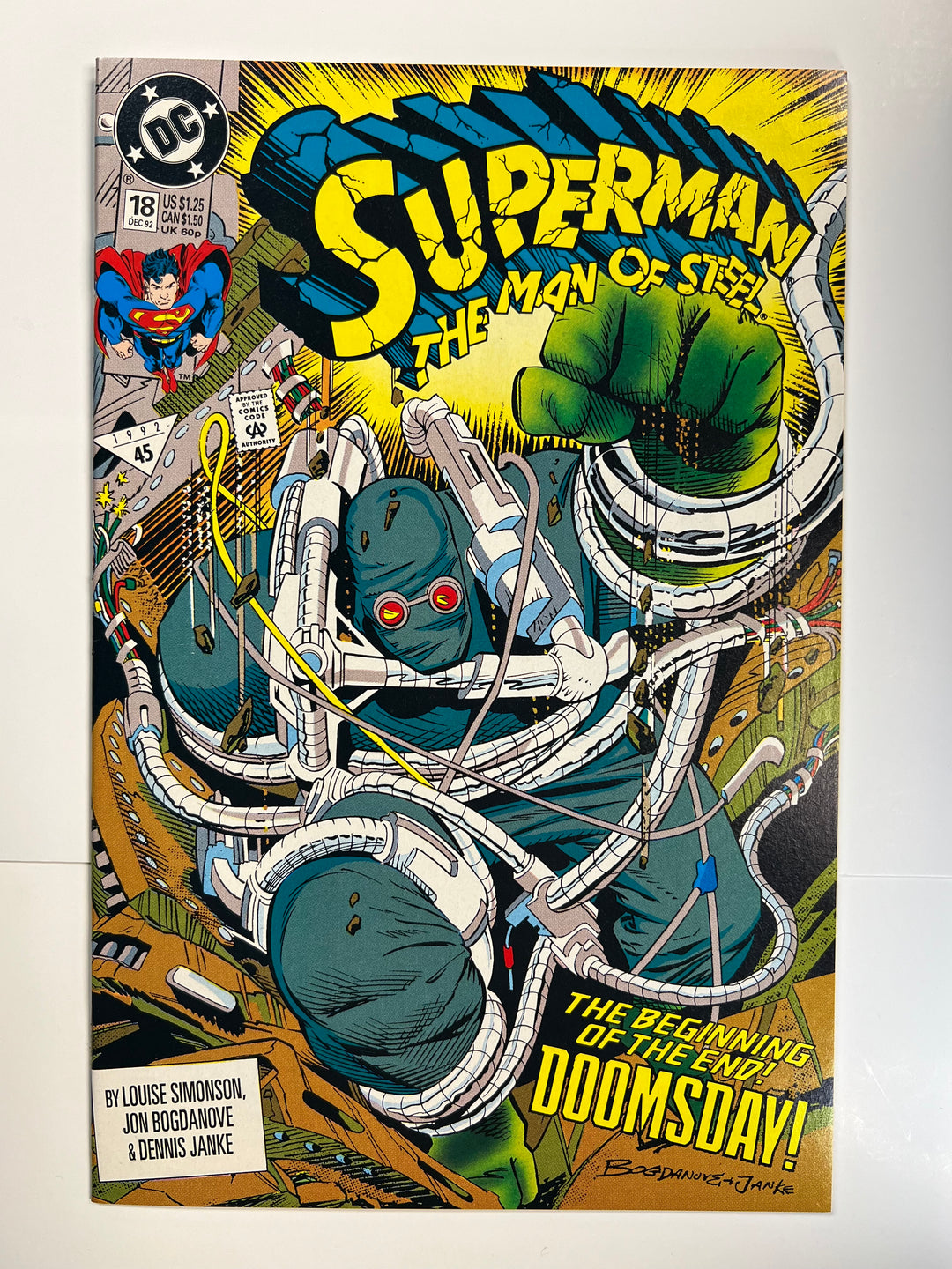 Superman The Man of Steel #18 1st App Doomsday DC 1992 VF