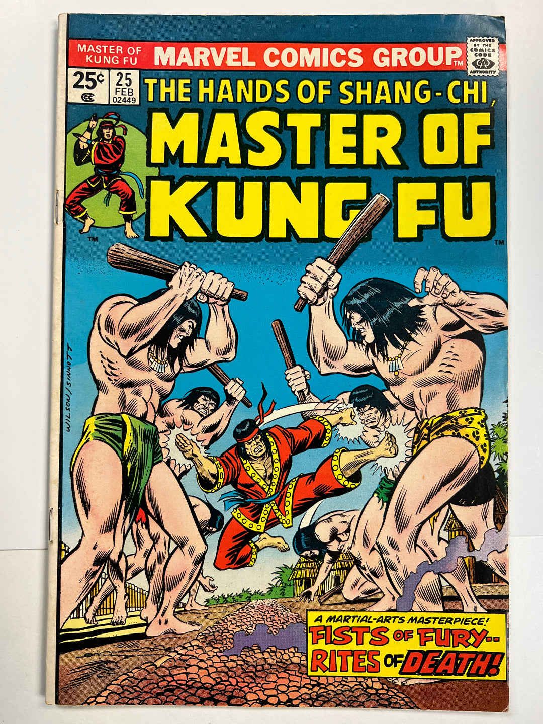 Master of Kung Fu #25 Marvel 1975 F
