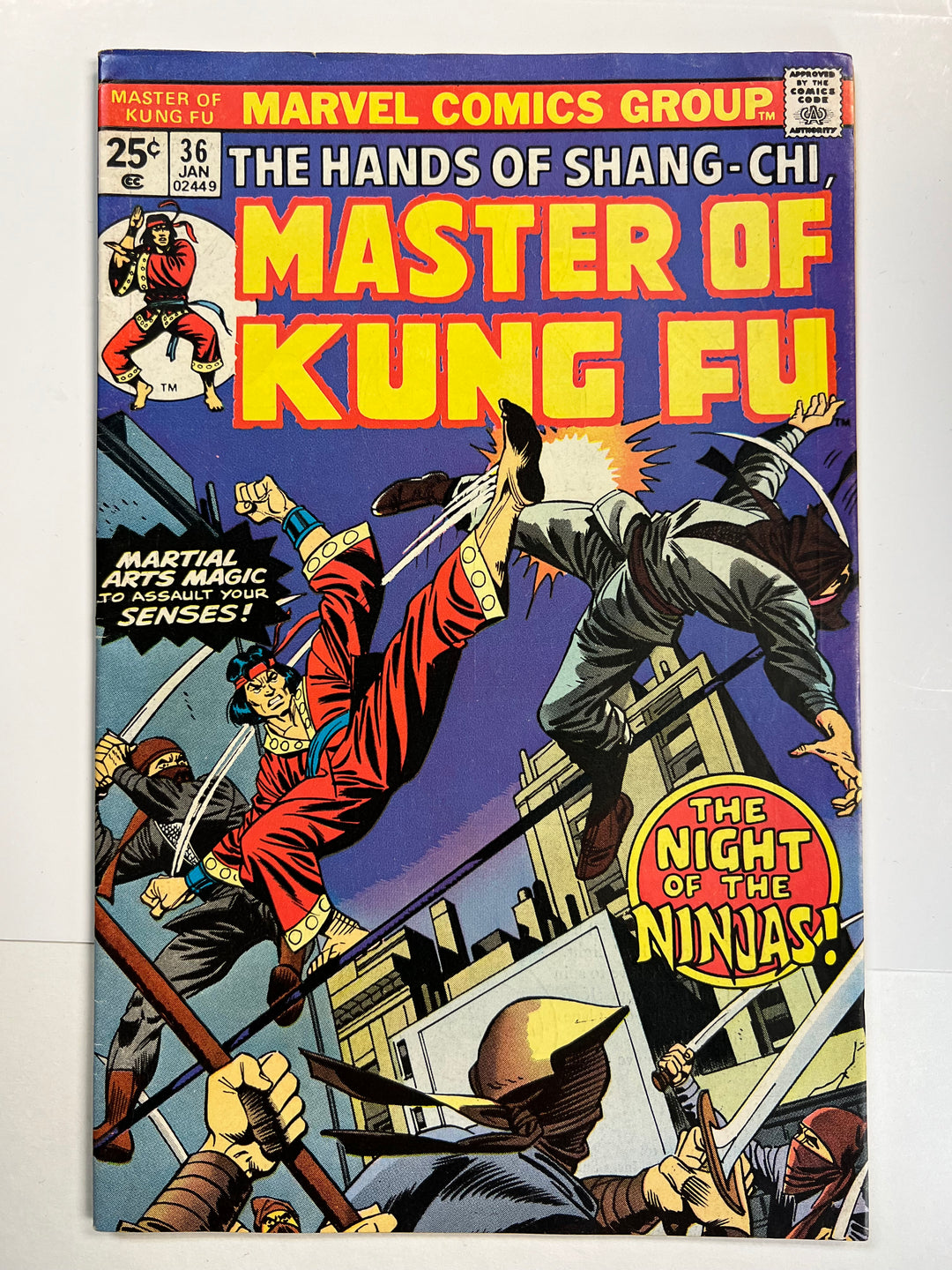 Master of Kung Fu #36 Marvel 1976 F
